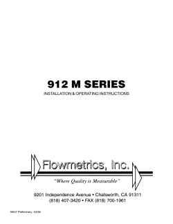 912 MRT - Flowmetrics