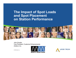 The Impact of spot Loads and Spot Placement on Station Performance