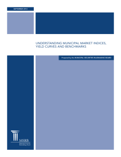 understanding municipal market indices, yield curves and