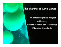 The Making of Lava Lamps