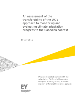 Climate change adaptation: Is the UK approach adaptable to
