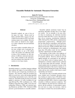 Ensemble Methods for Automatic Thesaurus Extraction