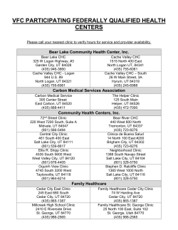 Federally Qualified Health Centers