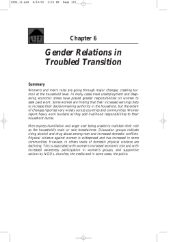 Gender Relations in Troubled Transition