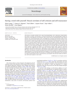 Having a word with yourself: Neural correlates of self-criticism