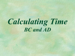 BC and AD