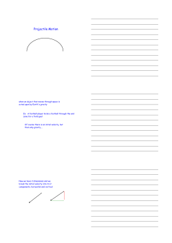 Projectile Motion