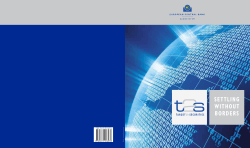 Settling without borders. Target2 Securities - ECB
