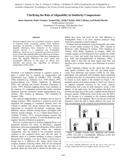 Clarifying the Role of Alignability in Similarity Comparisons