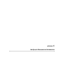 Air Quality - Water Resources