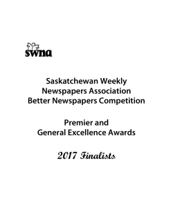 a list of winners from the 2017 Better Newspapers Competition