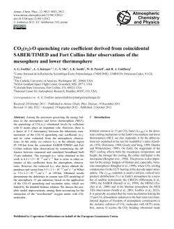 CO2(&nu;2)-O quenching rate coefficient derived from coincidental