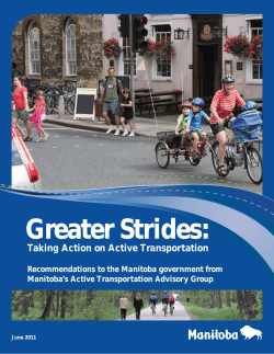 Greater Strides - Government of Manitoba