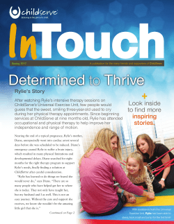 InTouch Donor Magazine