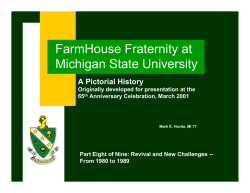 FarmHouse Fraternity at Michigan State University
