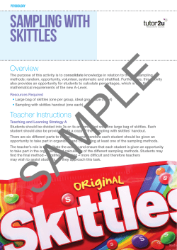 Sampling with Skittles Doc:Layout 1