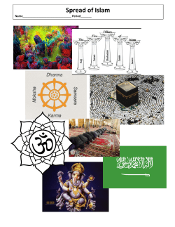 Islam Hinduism Packet 2017