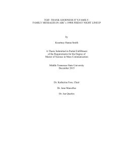 TGIF: THANK GOODNESS IT`S FAMILY