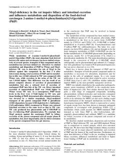 Mrp2-deficiency in the rat impairs biliary and intestinal excretion and