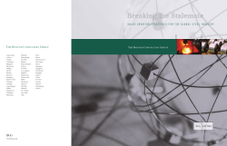 Breaking the Stalemate: Value Creation Strategies for the