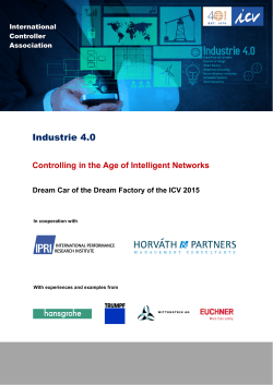 Industrie 4.0 - Internationaler Controller Verein