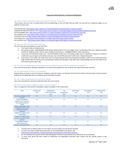 Frequently Asked Questions on