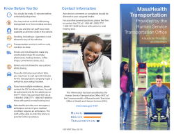 MassHealth Transportation