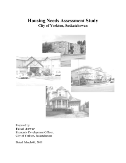 Housing Needs Assessment Study