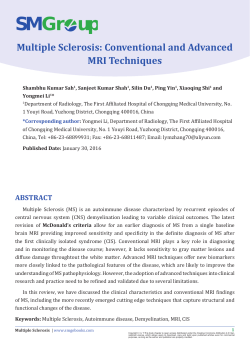 Multiple Sclerosis - SM Group| Open Access eBooks