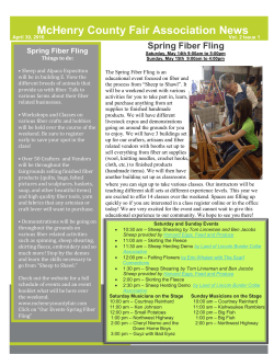 April 2016 Newsletter