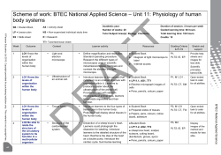 BTEC Level 3 National Applied Science Teaching Resource Pack