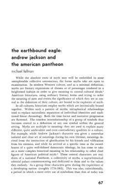 the earthbound eagle: andrew jackson and the