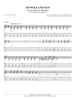 Of Wolf And Man - Lessons that Rock