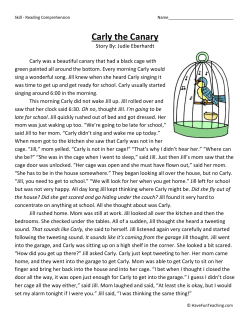 Carly the Canary - Have Fun Teaching
