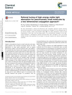 Rational tuning of high-energy visible light