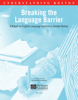 Breaking the Language Barrier