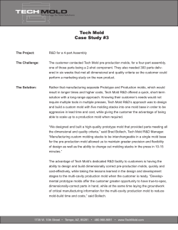 Tech Mold Case Study #3