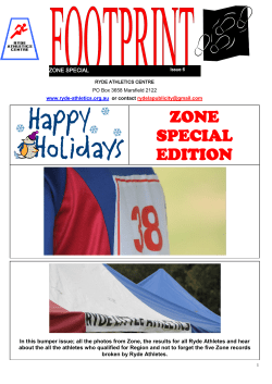 Footprint 6 Zone Special 2013