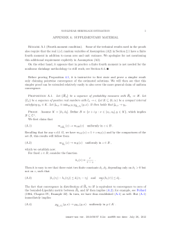 APPENDIX A: SUPPLEMENTARY MATERIAL Remark A.1 (Fourth
