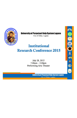 Untitled - University of Perpetual Help System