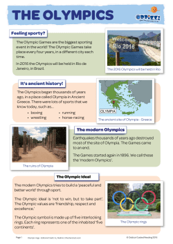the olympics