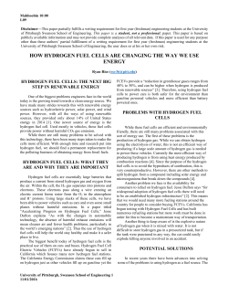 how hydrogen fuel cells are changing the way we use energy