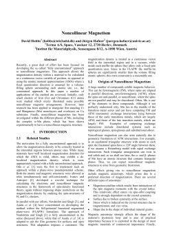 Noncollinear Magnetism