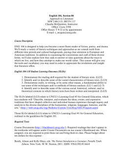 104-06. McQuistion - UNCG English Department