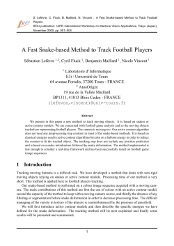 A Fast Snake-based Method to Track Football