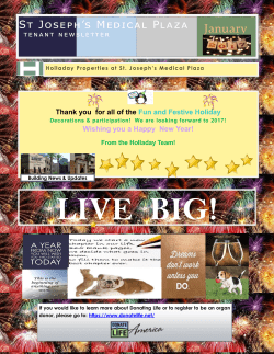 January - St. Joseph`s Medical Plaza