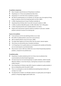 Air Pollution Facts
