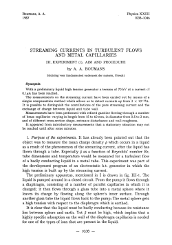 streaming currents in turbulent flows and metal capillaries