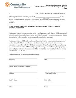 I, , give [Name of School] , permission to release the following