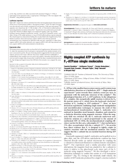 Highly coupled ATP synthesis by F1